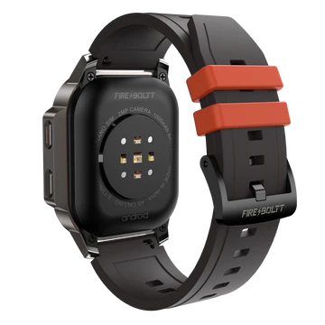 Fireboltt Camera & 4G Android Snapp Watch Black Orange Loop